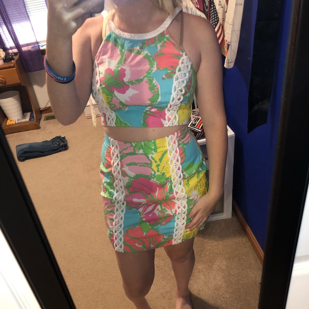 rare lilly pulitzer two piece!